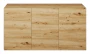 Komoda wisząca Dallas 160 cm trzydrzwiowa do salonu Dąb Artisan
