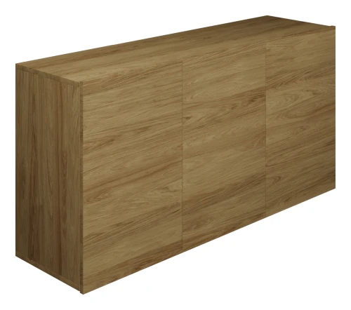 Komoda wisząca Dallas 160 cm trzydrzwiowa do salonu Hikora