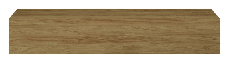 Szafka wisząca RTV Dallas 180 cm trzydrzwiowa do salonu Hikora