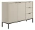 Komoda Austin 150 cm z 3 szufladami do salonu kaszmir/czarny