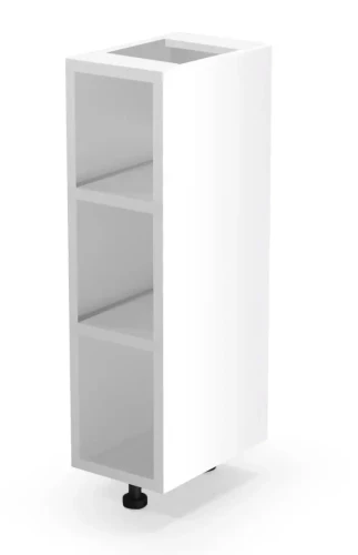 Szafka kuchenna Vento 20 cm dolna stojąca otwarta z 2 półkami biały