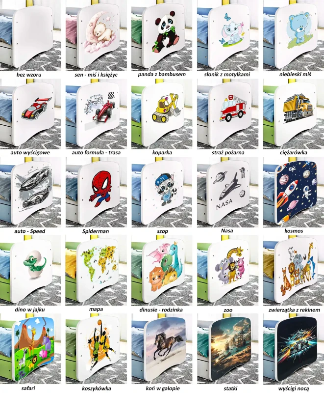 Łóżeczko dla chłopca 140x70 BABYDREAMS