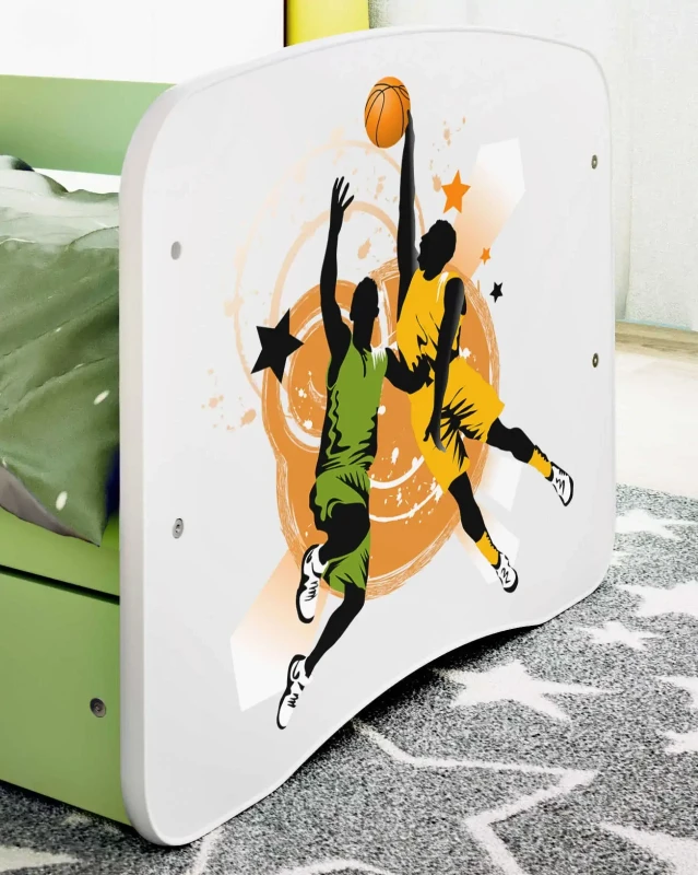 Komoda dla chłopca BABYDREAMS 3 szuflady - koszykówka