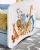 Zestaw mebli dziecięcych dla chłopca z łóżkiem 160x80 BABYDREAMS - zwierzątka z rekinem