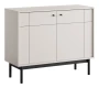 Komoda Japandi 104 cm dwudrzwiowa do salonu Kaszmir