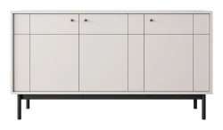 Komoda Japandi 154 cm trzydrzwiowa do salonu Kaszmir