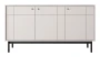 Komoda Japandi 154 cm trzydrzwiowa do salonu Kaszmir
