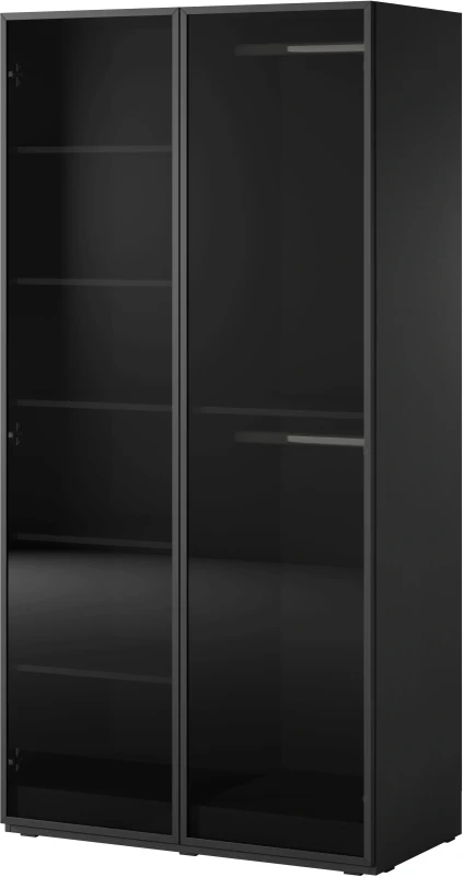 Zestaw 2 szaf modułowych Sandbox Nova czarny grafit + Antisol czarny grafit