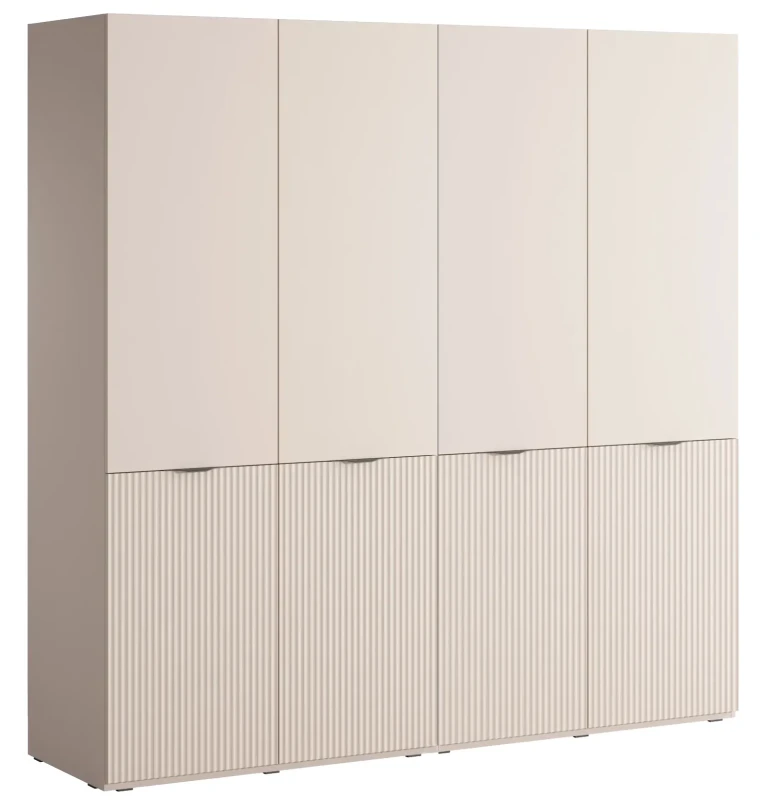 Zestaw 2 szaf modułowych Sandbox Nova 200 cm beż piaskowy