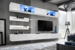 Meblościanka Fly I3 zestaw 6 elementów z oświetleniem LED do salonu