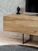 Meblościanka Rise 240 cm z oświetleniem LED do salonu dąb flagstaff