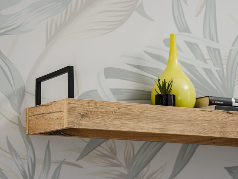 Meblościanka Rise 240 cm z oświetleniem LED do salonu dąb flagstaff