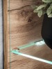 Meblościanka Silk II 240 cm zestaw 4 elementy z LED do salonu antracyt