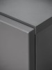 Meblościanka Silk II 240 cm zestaw 4 elementy z LED do salonu antracyt