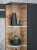Meblościanka Silk II 240 cm zestaw 4 elementy z LED do salonu antracyt