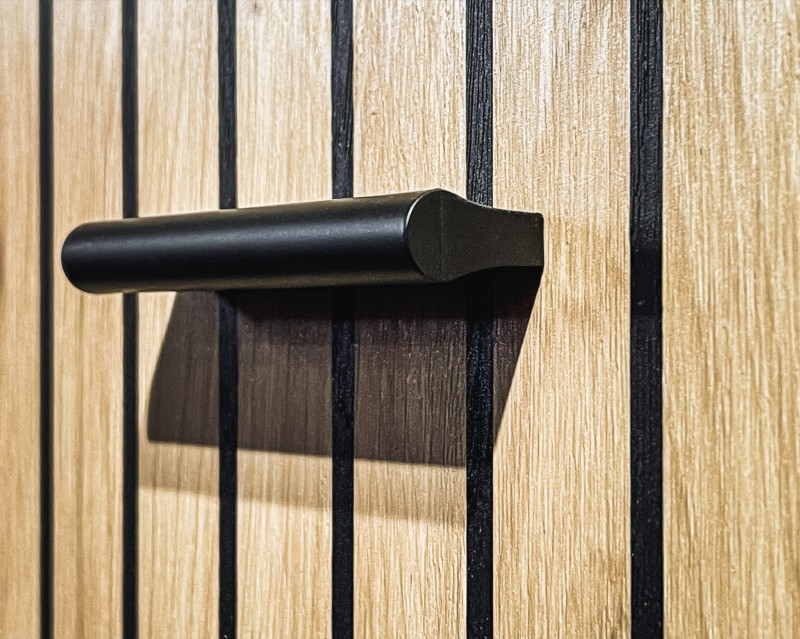 Zestaw mebli do przedpokoju Marco II cztery elementy antracyt/dąb artisan