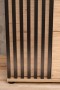 Szafa dwudrzwiowa Pedro 60 cm z lamelami do przedpokoju hickory jackson/czarny