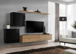 Meblościanka Switch Lamel V zestaw 4 elementy do salonu