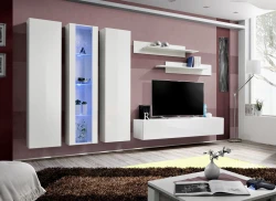 Meblościanka Fly C4 zestaw 6 elementów z oświetleniem LED do salonu