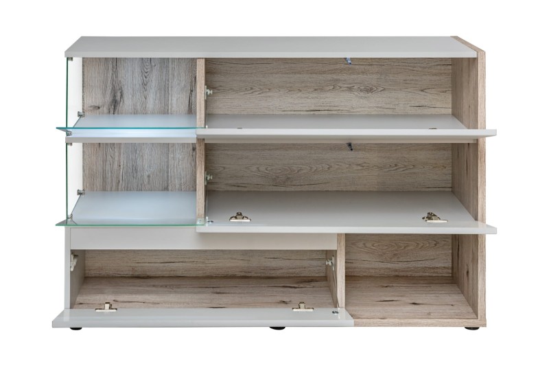 Komoda Silk 120 cm z oświetleniem LED do salonu
