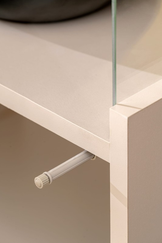 Meblościanka Gusto LUX A z oświetleniem LED do salonu kaszmir/dąb artisan