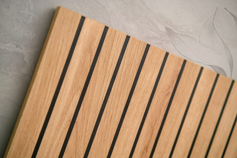 Meblościanka Gusto LUX A z oświetleniem LED do salonu kaszmir/dąb artisan