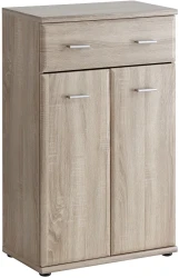 Komoda Amario 60 cm dwudrzwiowa z szufladą do przedpokoju dąb sonoma