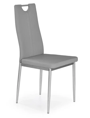 Krzesło K202 z uchwytem do jadalni popielaty