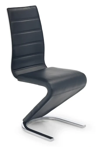 Krzesło K194 eco skóra do jadalni czarny/biały