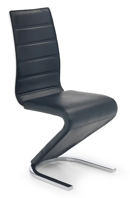 Krzesło K194 eco skóra do jadalni czarny/biały