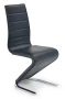 Krzesło K194 eco skóra do jadalni czarny/biały