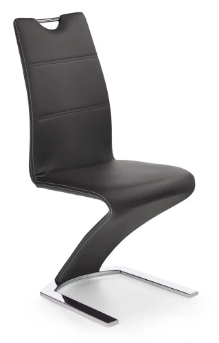 Krzesło K188 z uchwytem do jadalni czarny