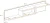 Półka Cross 150 cm do salonu hickory jackson/czarny