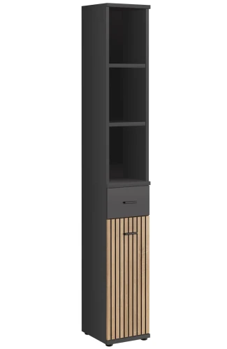 Szafka stojąca Marco 30 cm z szufladą do przedpokoju antracyt/dąb artisan