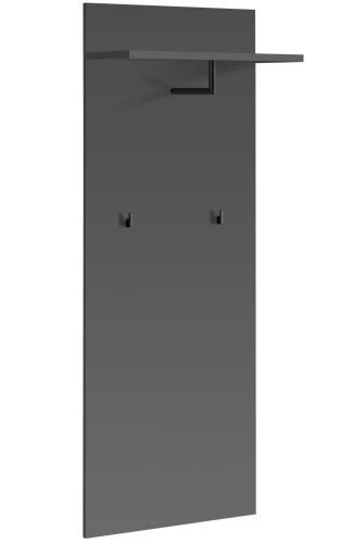 Wieszak ścienny Marco 60 cm z półką do przedpokoju antracyt