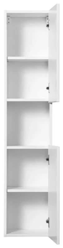 Zestaw mebli łazienkowych NOVA WHITE - szafka wysoka słupek Nova White 80-03-2D