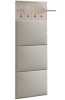 Wieszak tapicerowany Amario 60 cm z półką do przedpokoju dąb sonoma/beż