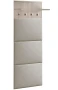 Wieszak tapicerowany Amario 60 cm z półką do przedpokoju dąb sonoma/beż