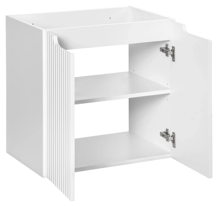 Zestaw mebli łazienkowych NOVA WHITE - szafka pod umywalkę 2 drzwi Nova White 82-60-2D