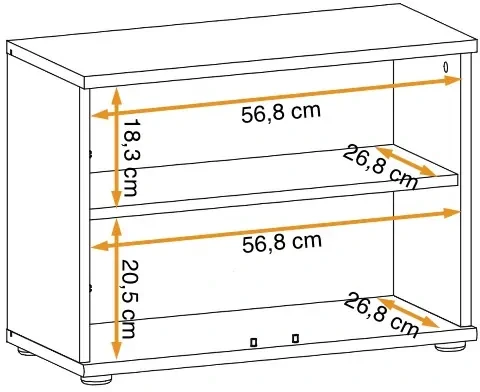 Zestaw mebli do przedpokoju Amario V z tapicerowanym panelem dąb sonoma/beż