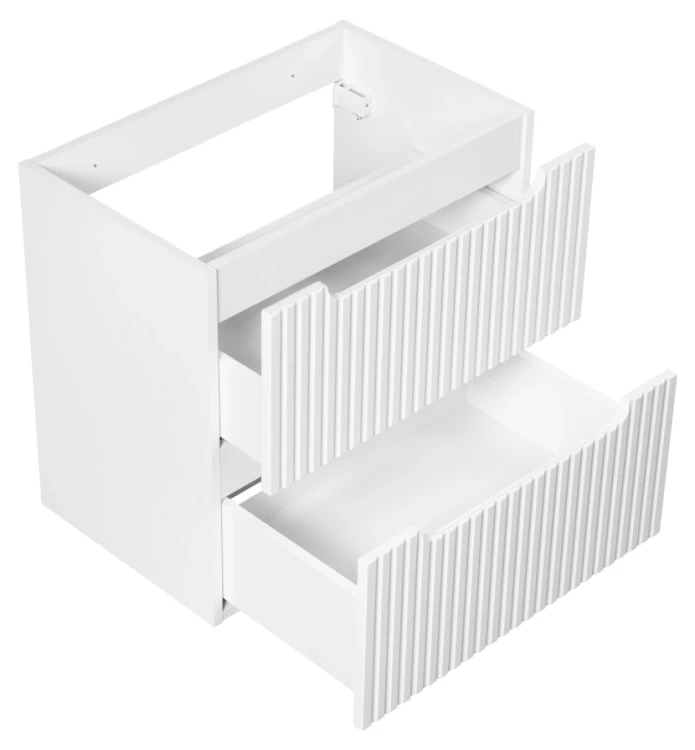 Zestaw mebli łazienkowych NOVA WHITE - szafka pod umywalkę 2 szuflady Nova White 82-60-2S