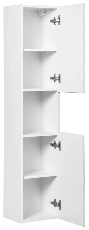 Zestaw mebli łazienkowych NOVA WHITE - szafka wysoka Nova White 80-03-2D