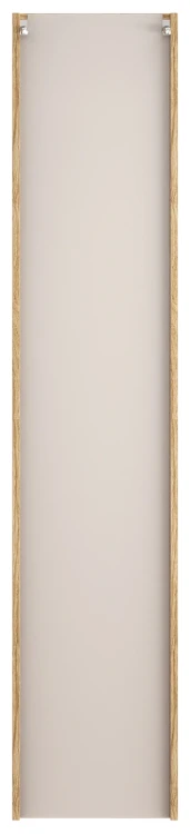 Szafka łazienkowa wysoka 2 drzwi OCEAN BEIGE beż + dąb olejowany