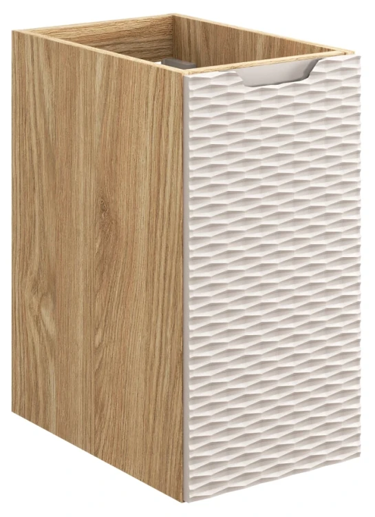 Szafka łazienkowa dolna pod blat 30 cm OCEAN BEIGE beż + dąb olejowany