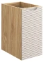 Szafka łazienkowa dolna pod blat 30 cm OCEAN BEIGE beż + dąb olejowany