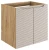 Szafka łazienkowa pod umywalkę 60 cm 2 drzwi OCEAN BEIGE beż + dąb olejowany