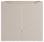 Szafka łazienkowa pod umywalkę 60 cm 2 drzwi OCEAN BEIGE beż + dąb olejowany