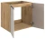 Szafka łazienkowa pod umywalkę 60 cm 2 drzwi OCEAN BEIGE beż + dąb olejowany