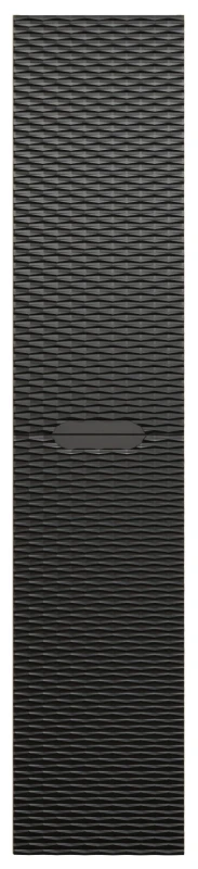 Szafka łazienkowa wysoka 2 drzwi OCEAN BLACK czarny + dąb olejowany