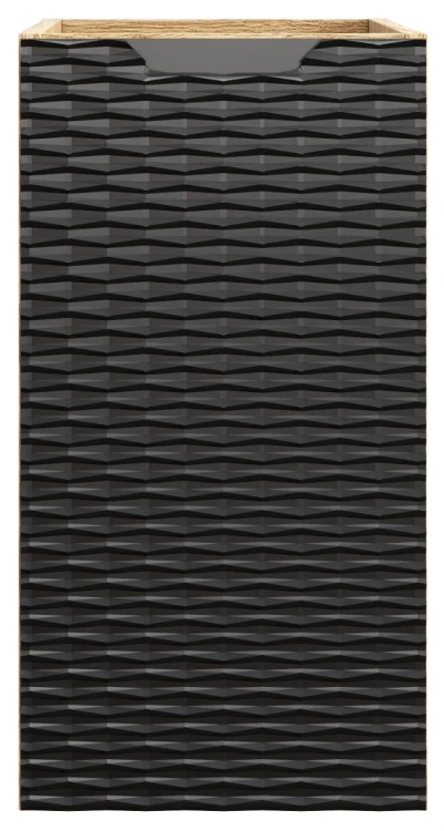 Szafka łazienkowa dolna pod blat 30 cm OCEAN BLACK czarny + dąb olejowany